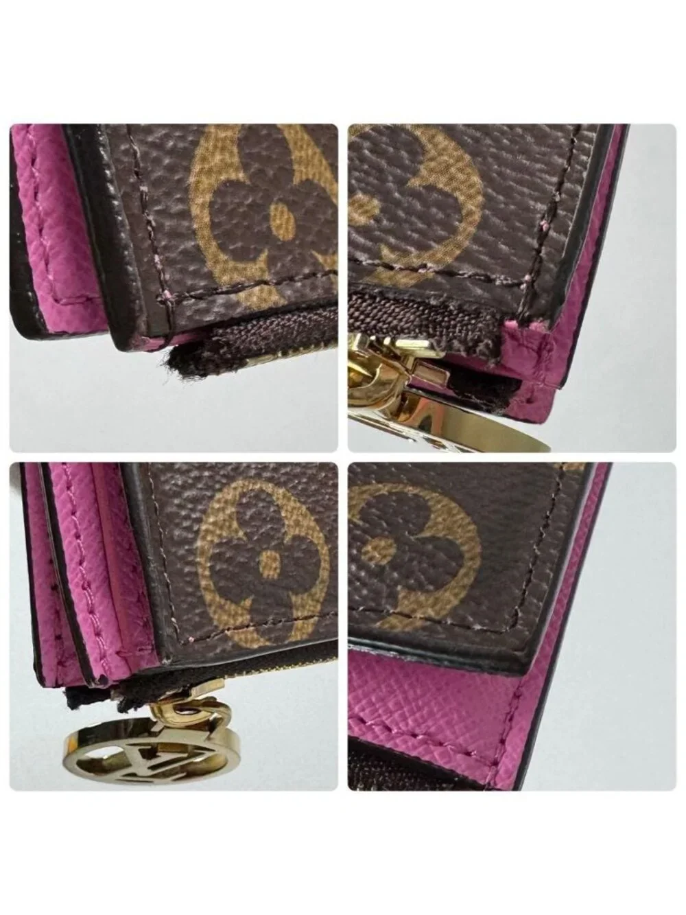 Louis Vuitton Monogram Portefeuille Lisa Pink Wallet